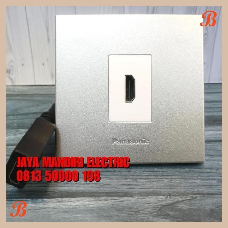 [JME] OUTLET HDMI PANASONIC SILVER STYLE / PORT HDMI PANASONIC