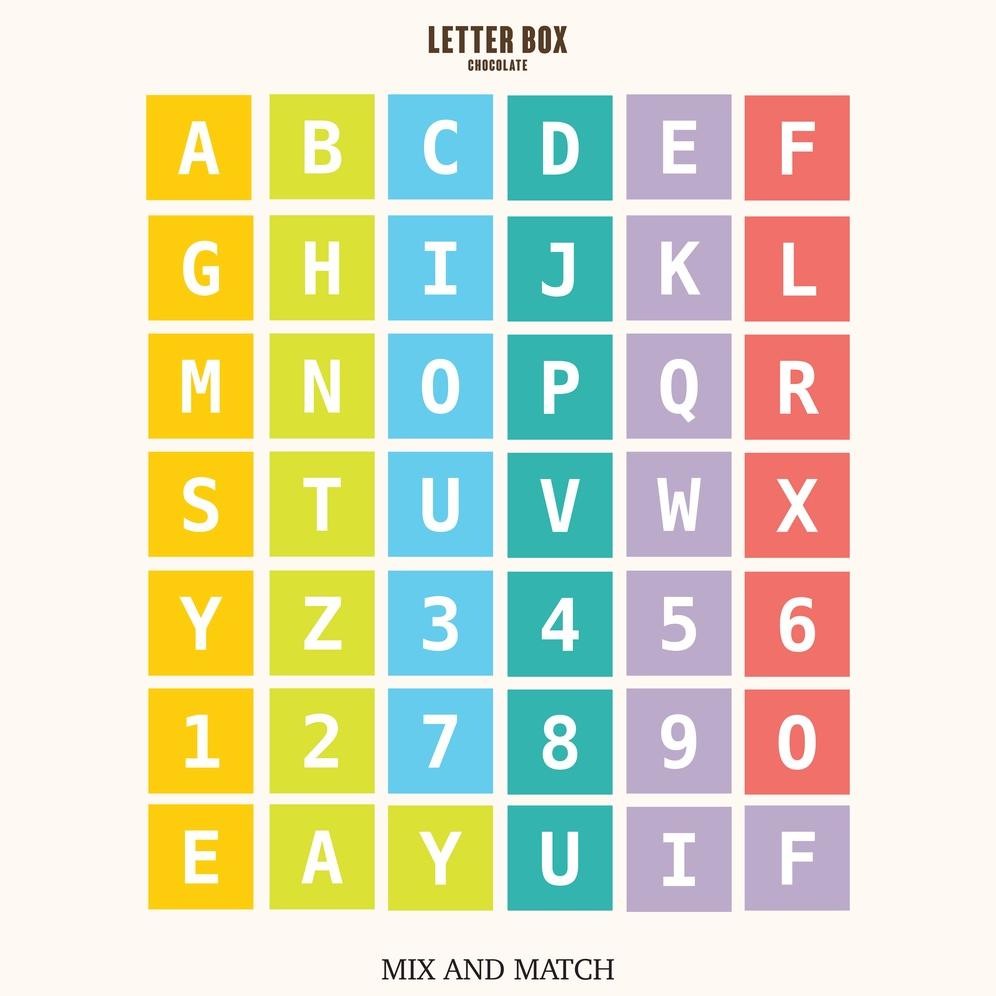 

Letter Box - Kado Anniversary Coklat 2x2