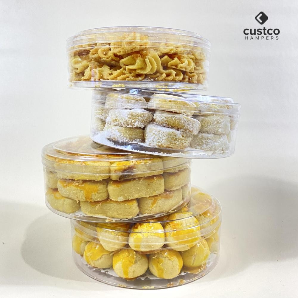 

Hampers Kue Lebaran Premium + Kacang | KL02 | Custco Kue Kering | Parcel Kue Nastar | Kue Semprit