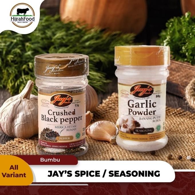 

Jay's Spice Seasoning : Garlic Powder / Crushed Black Pepper nUg