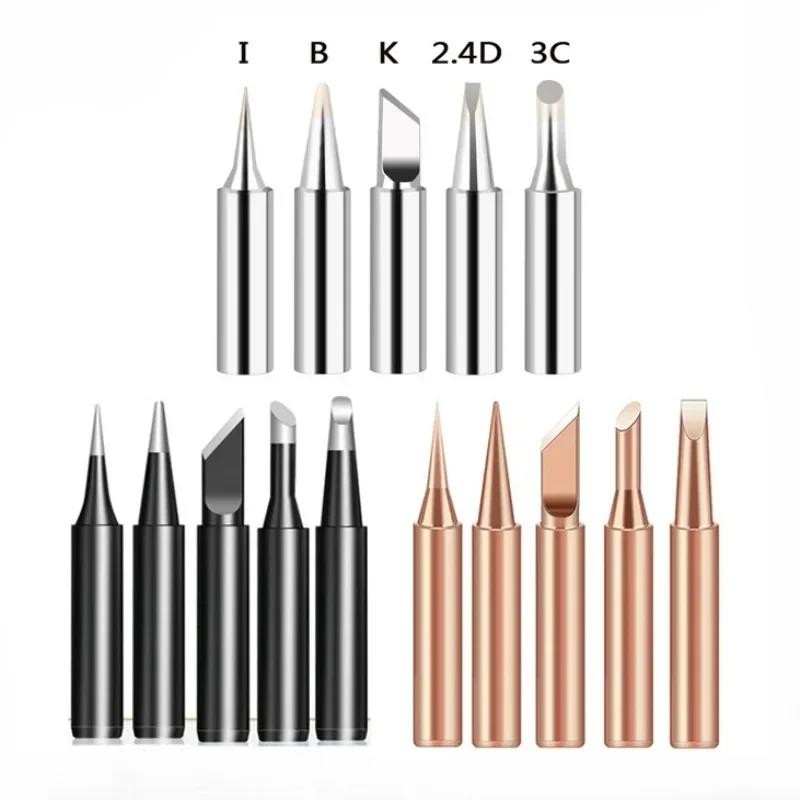

Ujung solder tembaga murni 900M-T, ujung solder bebas timah, kepala solder, alat solder BGA, 5 pcs.