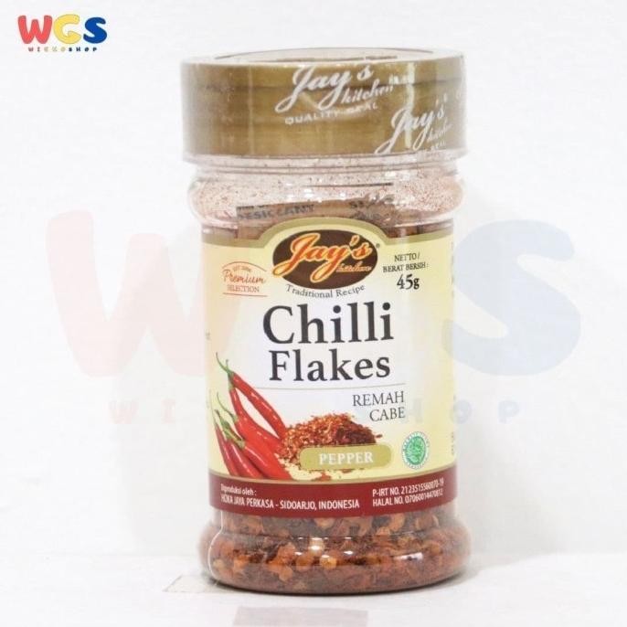 

Jays Chilli Flakes Remah Cabe 45 gr nUg
