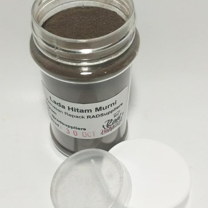 

Lada Hitam Murni Bubuk / Black Pepper Spice Powder, Botol 80gram nUg