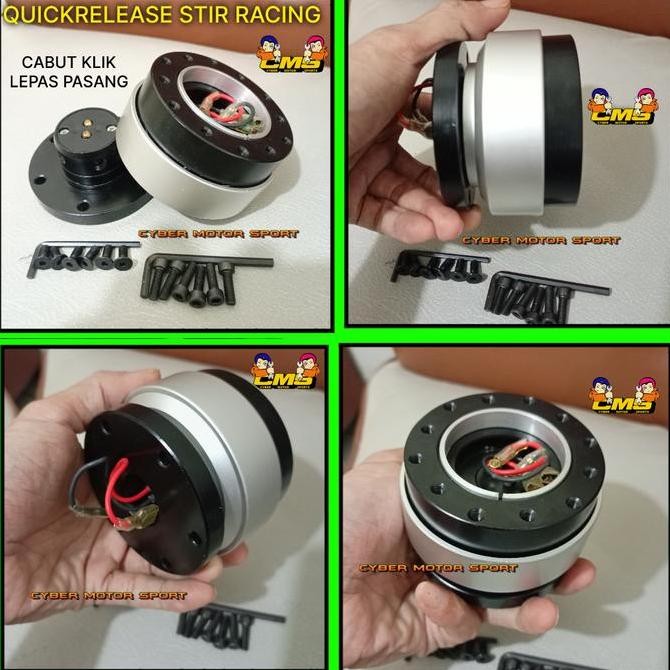 Sale Boskit Lepas Pasang Stir Sekali Klik Universal. Boskit Stir Mobil Quickrelease. Boskit Stir Rac
