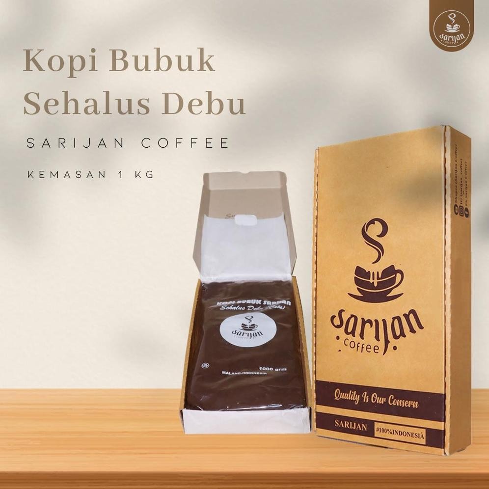 

KOPI HITAM SARIJAN (Sehalus Debu) Kemasan 1 Kg