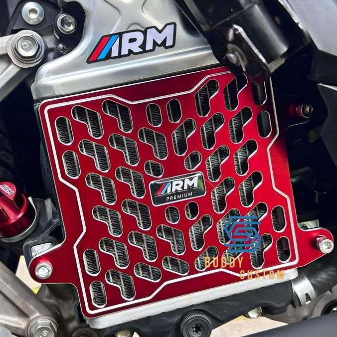 Murah Cover Radiator Pcx Arumi - Cover Radiator Arumi Premium Pcx Full Cnc Engine Motorcycle