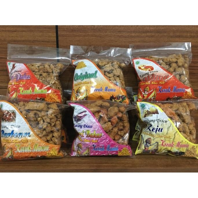 

Kacang Disco KECAK MAMA Khas Bali 400gr (varian 6 rasa) nUg