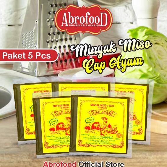 

Minyak Miso Cap Ayam 50 gr - (Paket 5 Pcs) nUg