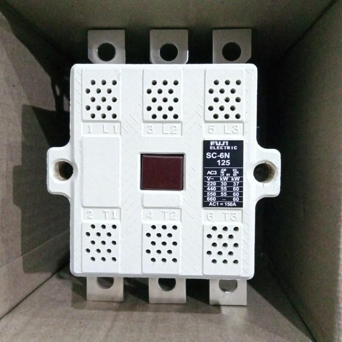 Fuji Electric Sc-6N 125 Magnetic Contactor Sc-6N 200-250V New Stok