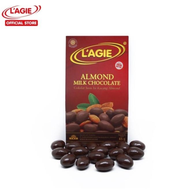

Lagie Almond Milk Chocolate Cokelat Susu isi Kacang Almond 65 gr nUg