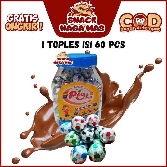 

COKLAT BOLA PIYO [1 TOPLES ISI 60 BUTIR] nUg