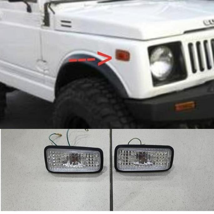 Grosir Lampu Sein Sen Riting Cahaya Nyala Depan Samping Fender Bumper Mobil Car Light Lamp Led Front