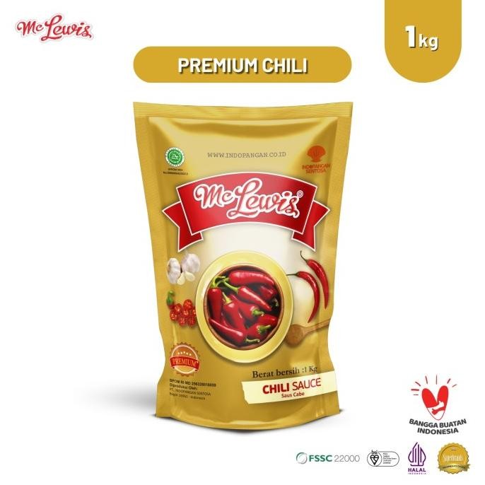 

Mc Lewis Chili Sauce Premium - 1Kg nUg