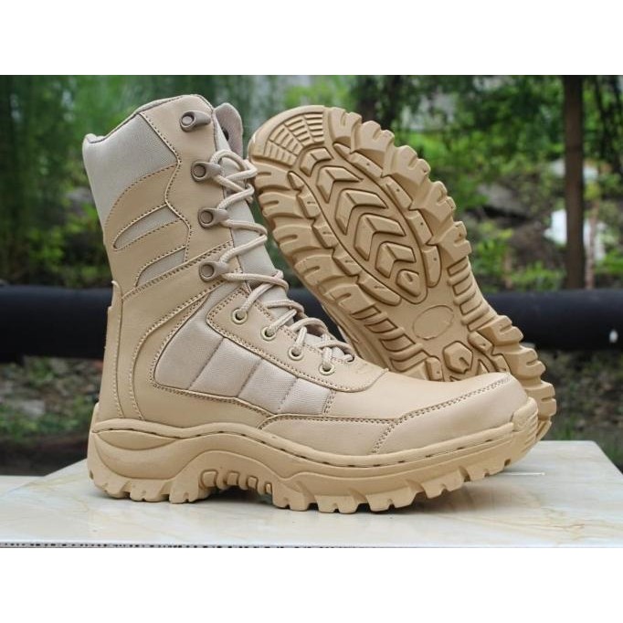 sepatu pdl cream satpol pp sepatu pdl predator tni polri ujung besi