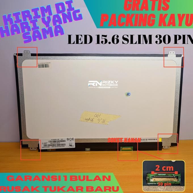 Lcd Led Acer Aspire 3 A315-31 A315-41 15.6 Slim 30 Pin New Stok