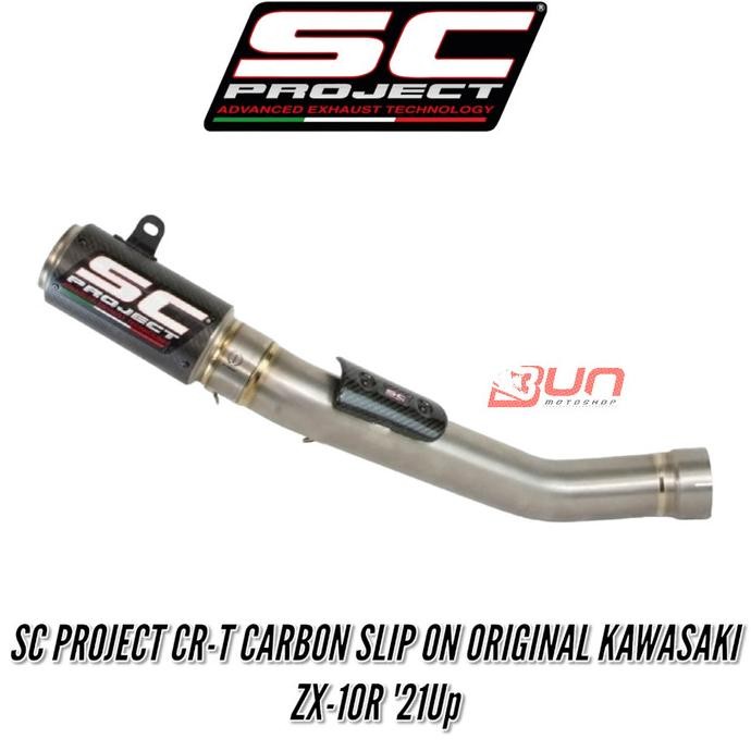 SC PROJECT CRT CR T CARBON TITANIUM HALF SYSTEM ZX10R ZX 10R '21 UP