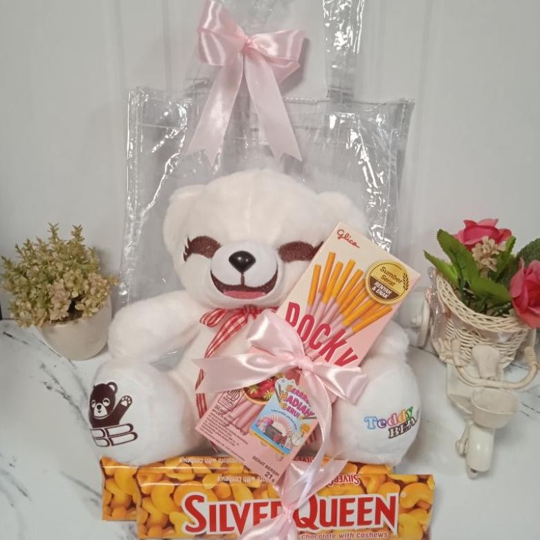 

fgs-3 AS25 KADO ULANG TAHUN BONEKA PREMIUM COKLAT SILVERQUEEN GIFT BOX VALENTINE ANIVERSARY Original Termurah