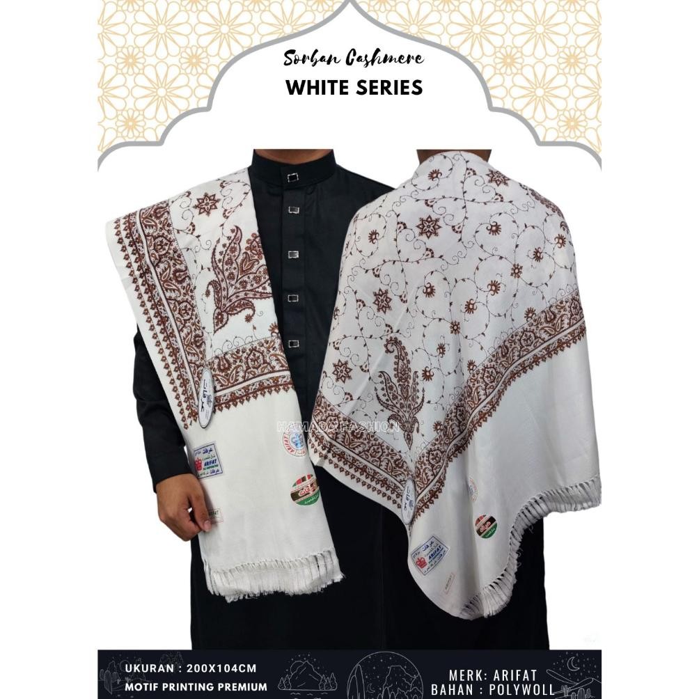 If56 2er-54 Sorban, Kashmiri Print, Arifat, Original India, Sorban Import, Hamada Fashion Premium Or