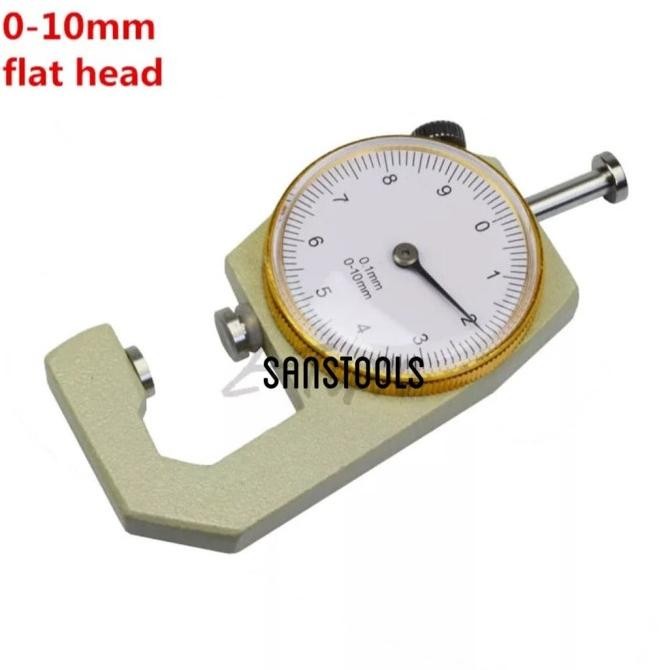 thickness gauge jarum manual alat ukur ketebalan plat kulit besi murah