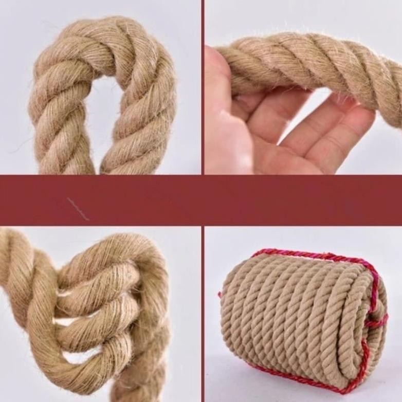 

Tali Tambang Goni 16 - 30MM Meteran / Tali Tarik Tambang Pengikat Barang Hiasan Dekorasi Tali Rami