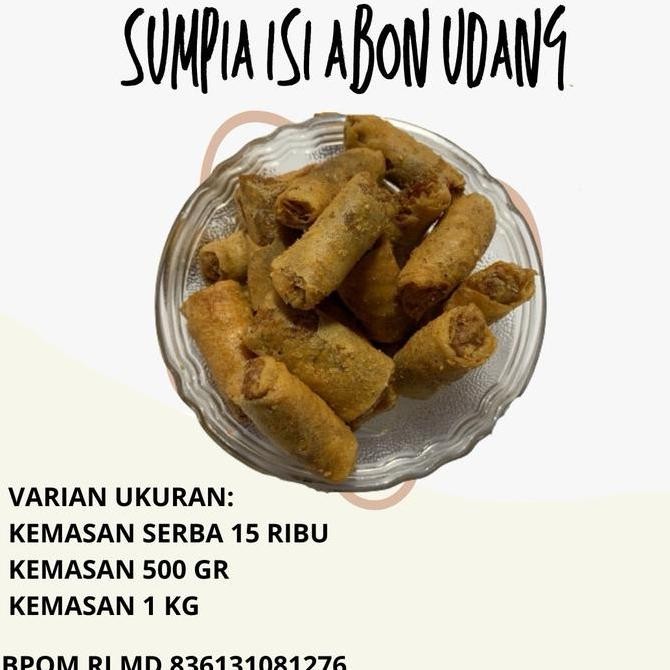 

Grosir 1 Kg Kemasan Cemilan Sumpia Abon Udang Rasa Gurih Dan Renyah Makanan Food Snack