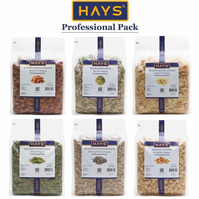 

Promo Mix Roasted Seeds 500 Gram (Pumpkin Seeds + Sunflower Seeds) Biji Labu + Biji Bunga Matahari 500 Gram - Hays