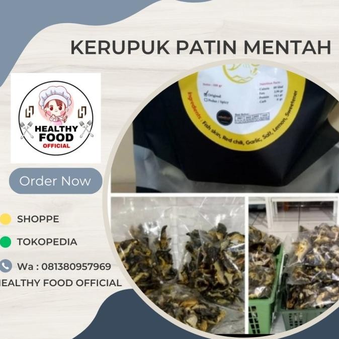 

Grosir Kerupuk Kulit Ikan Patin Mentah 1Kg - Original Cemilan Sehat Bernutris