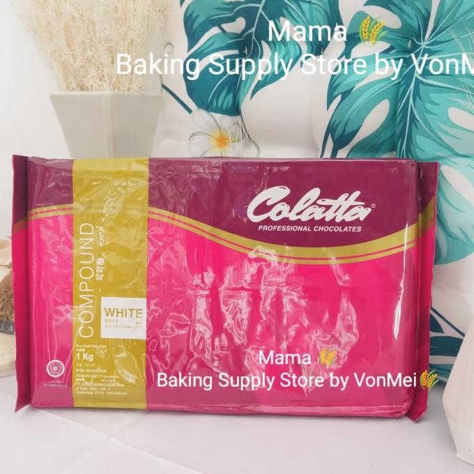 

COLATTA Chocolate Compound White Coklat Putih 1 KG liquid