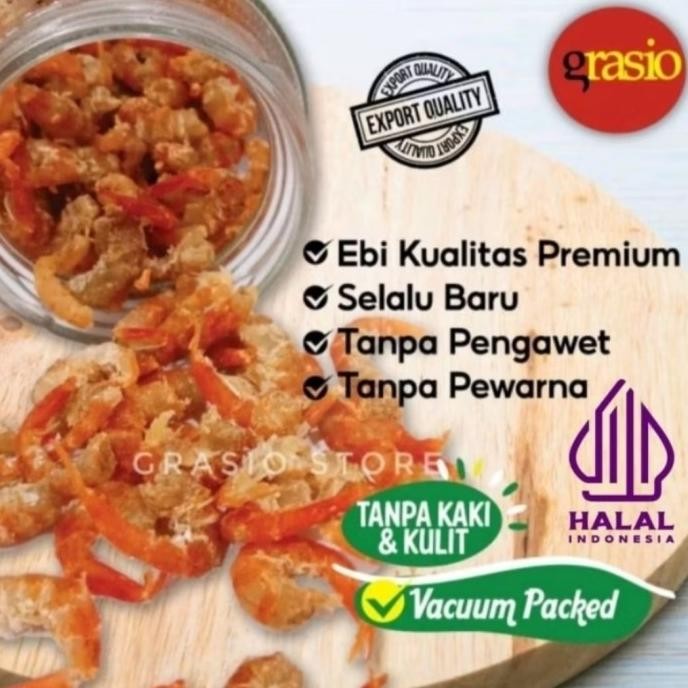 

Promo Ebi Udang Kering Merah (500 Gr) Grade A Tanpa Kulit
