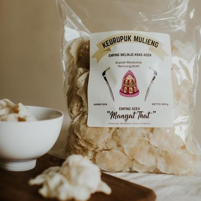 

Murah Emping Aceh Super Tipis Grade A "Mangat That