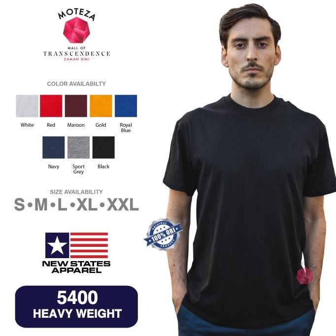 Sale Kaos Nsa (New States Apparel) 5400 Heavy Weight 20S - S M L Xl Xxl