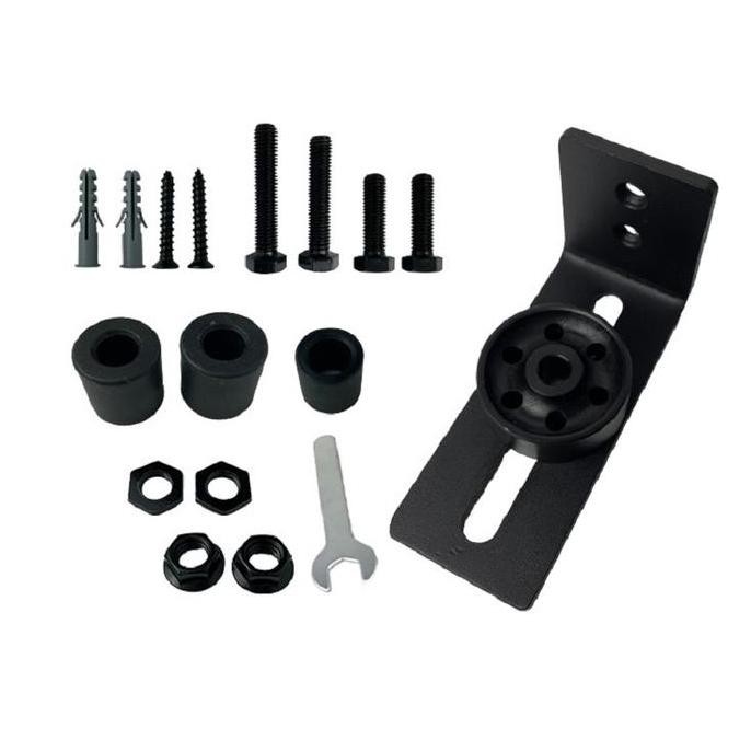 Door Sliding Floor Guide Support Roller Retainer Adjustable Untuk Barn Door Sliding