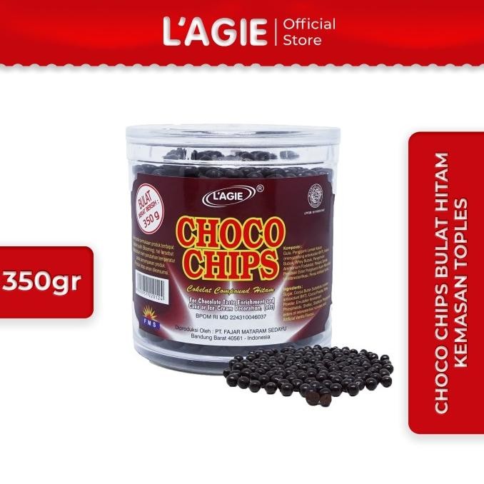

Lagie Coklat Choco Chips Bulat Hitam 350gr liquid