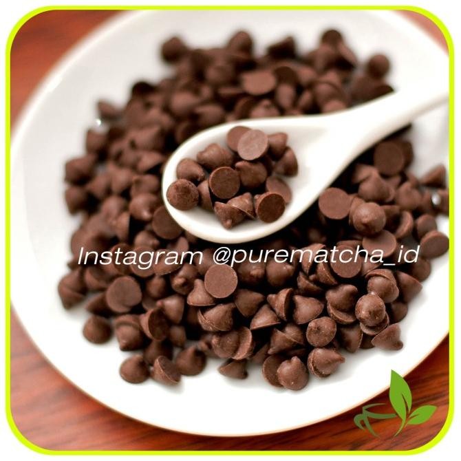

Tulip Dark Choco Chips Chocolate Compound Cokelat Chip Coklat 500gr liquid