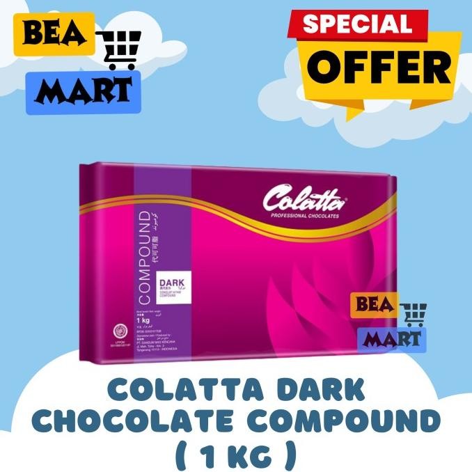

Coklat Batangan Collata 1kg | Colata Colatta Dark Chocolate Compound Cokelat Kompon Kemasan 1 kg liquid