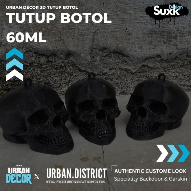 Urban Decor 3D Tutup Botol 60Ml 3D Design By Urban District Ready