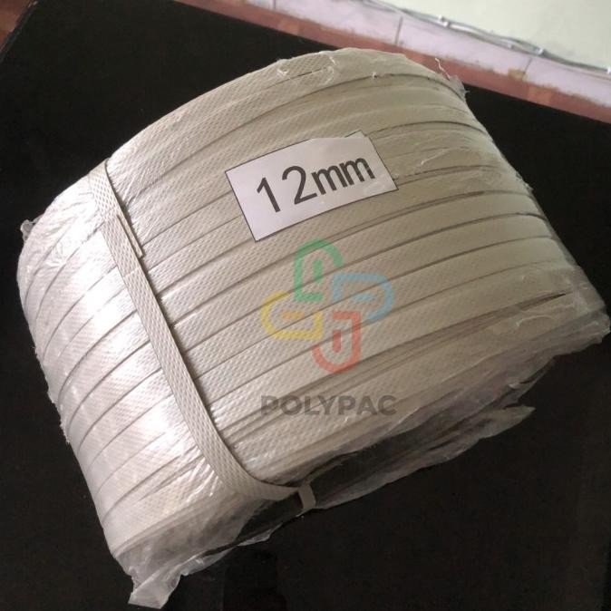 TALI KLEM / TALI STRAPPING BAND / TALI PACKING [12 MM] - PUTIH