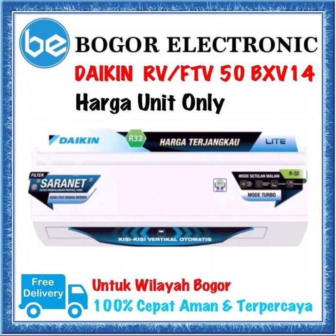 Grosir Ftv50Bxv14 | Rv50Bxv14 | Ac Daikin 2 Pk | Ac 2 Pk | Daikin | Malaysia