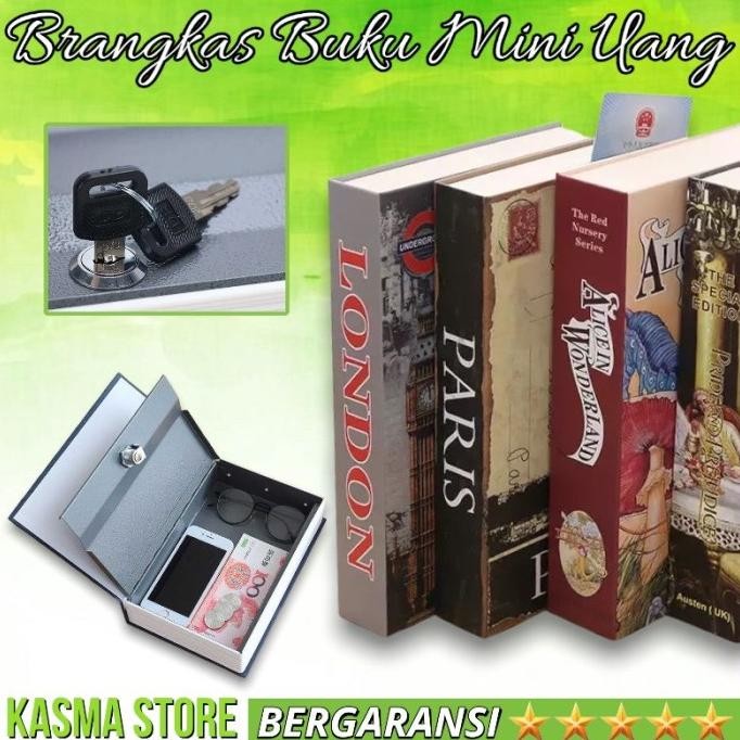 Brankas Mini Safety Box Brangkas Buku Tempat Penyimpanan Uang Emas