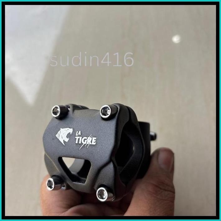 STEM DUDUKAN STANG LATIGRE PENDEK BAHAN ALLOY OVERSIZE SEPEDA MTB