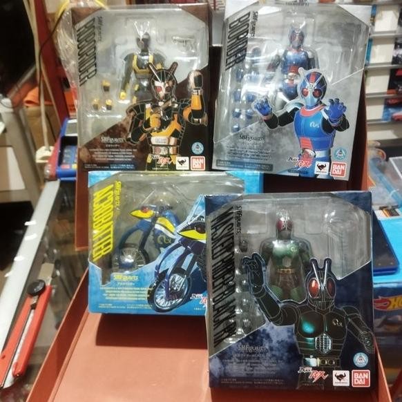 [ Paket ] SHF Kamen Rider Black RX Bio Robo Rider & Acrobatter Masked Showa BiB & MISB Renewal origi