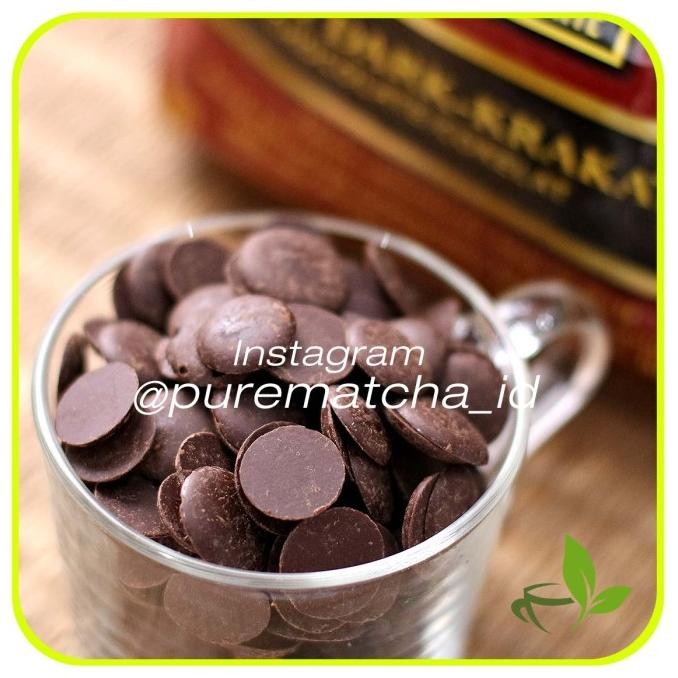 

Coklat Tulip Easimelt Dark Krakatoa Chocolate Couverture 75% 250gr liquid