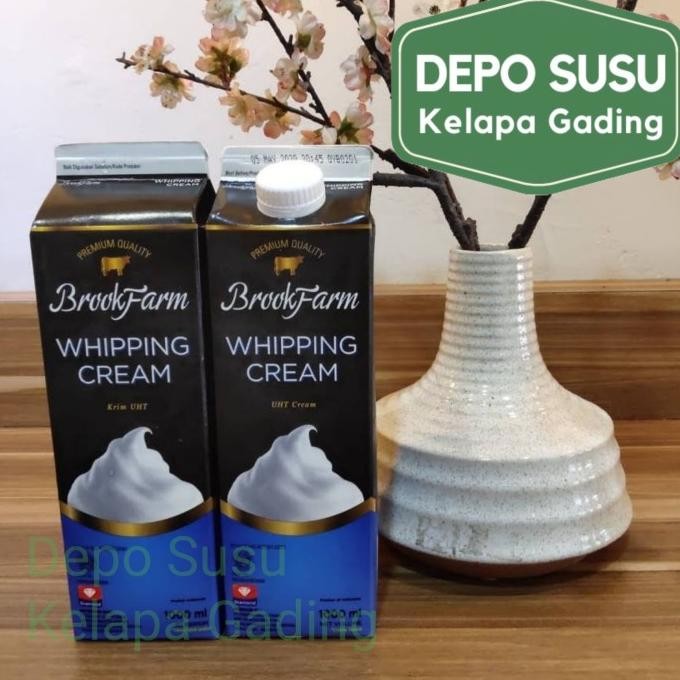 

Brookfarm Whipping Cream Whip Krim 1L 1000Ml 1 Liter Pasteurisasi Susu Terbaru