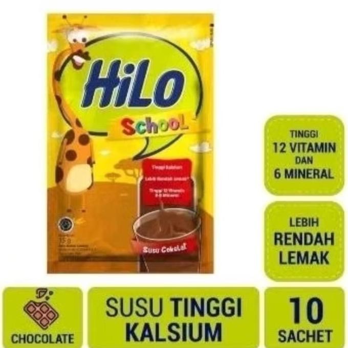 

Hilo School Chocolate-Vanila-Strawbery Susu Pertumbuhan 10S/Renceng Terlaris