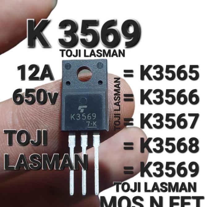Terbaru ( K3569 ) K3565 K3566 K3567 K3568 2SK K 3565 3566 3567 3568 3569 650V tojil4