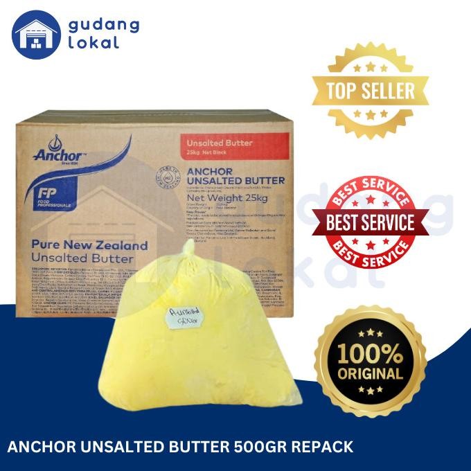 

Anchor Unsalted Butter 500Gr Repack Terlaris