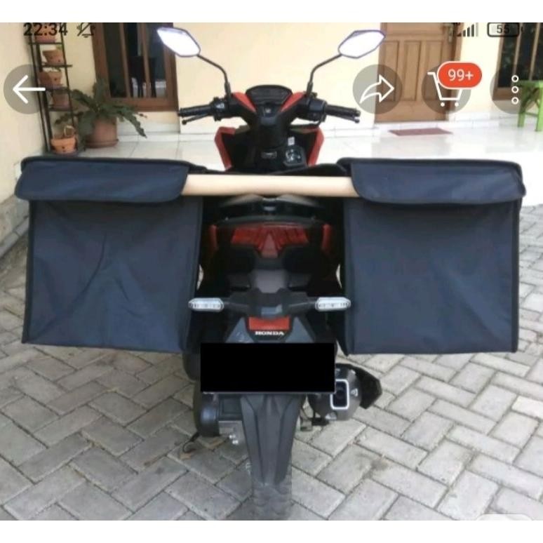Tas Obrok Motor Anti Air Ukuran Jumbo Tas Kurir Keranjang Motor Box Motor Belakang Tas Motor Nmax PC