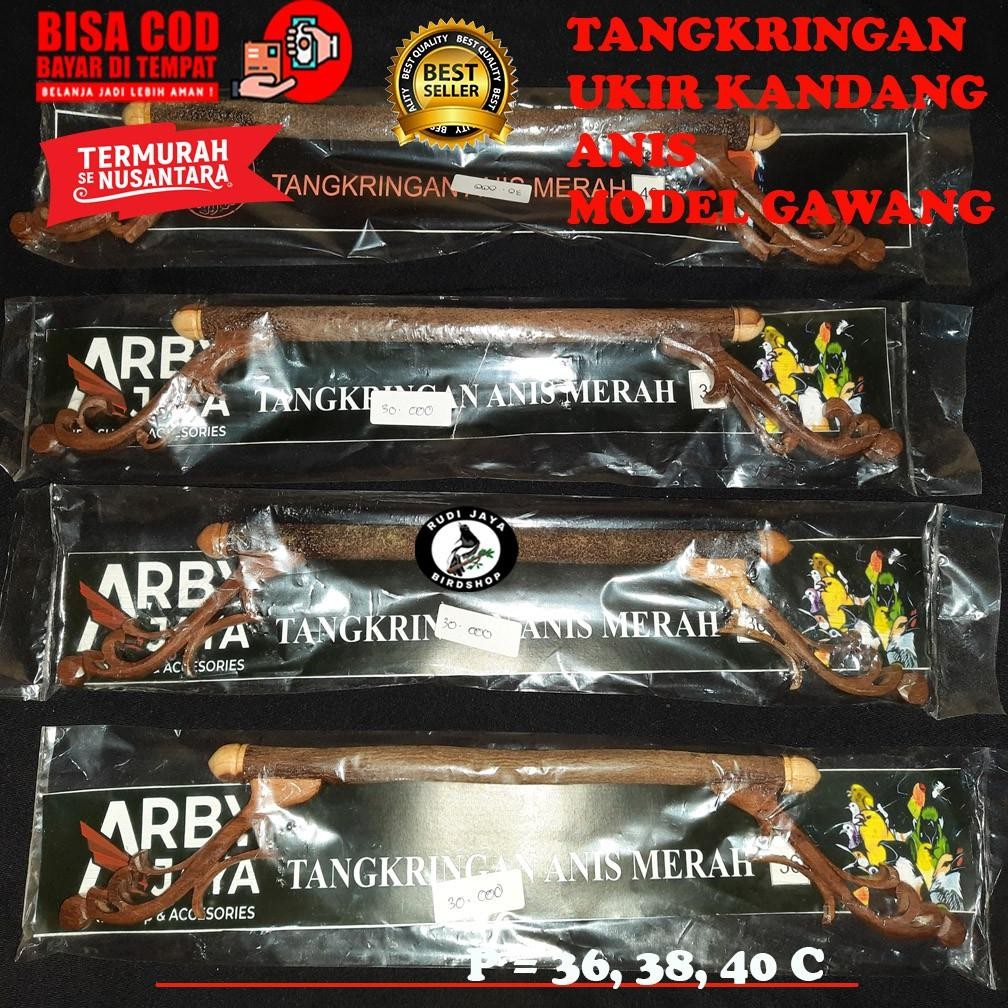 Paling Laris Best Seller TANGKRINGAN UKIR KAYU ASEM ASAM BURUNG KACER CUCAK HIJAU CENDET UNTUK PANGK