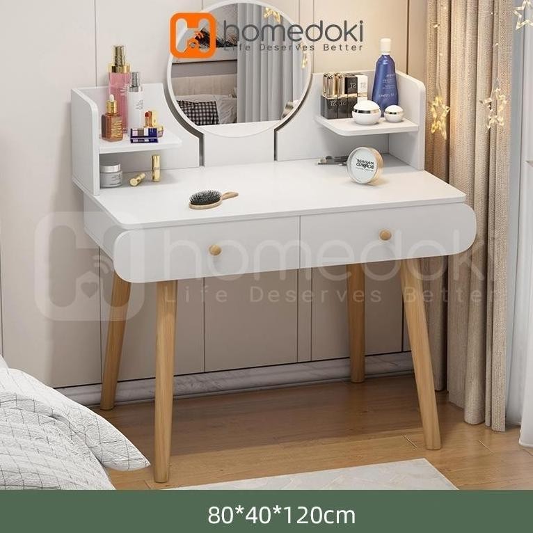 Meja Rias/Meja Rias Modern Minimalis/Meja Rias Putih /Meja Rias Minimalis/Meja Rias Aesthetic/Meja R