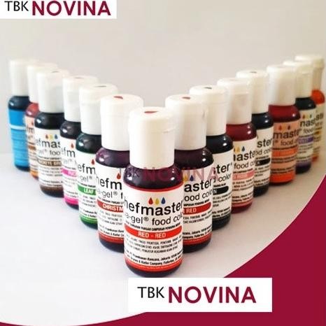 

Ready PEWARNA MAKANAN CHEFMASTER FOOD COLORING LIQUA GEL RED BLACK BROWN